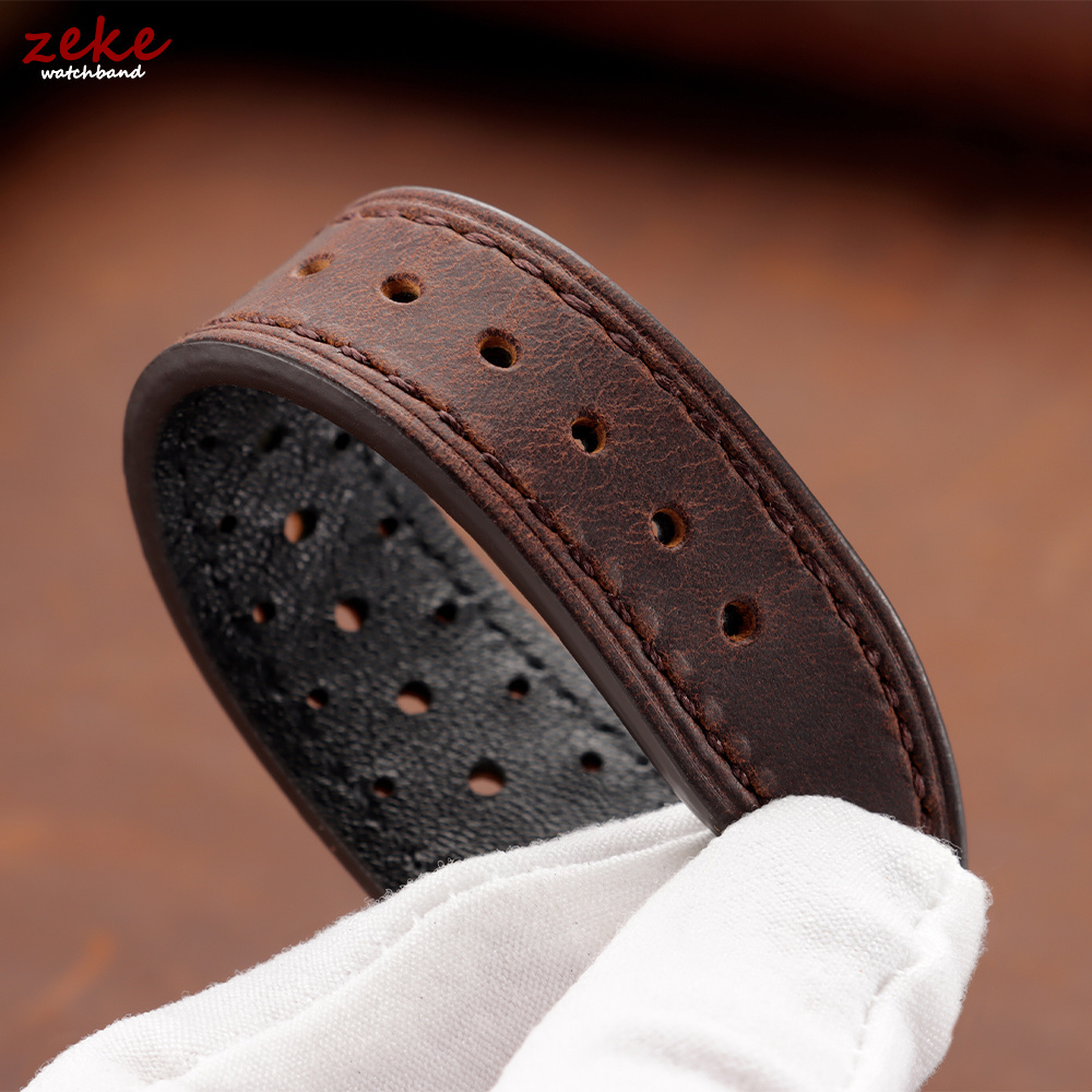 Vintage Racing Leather Watch S - Leather Strap Quick Release recension och pris