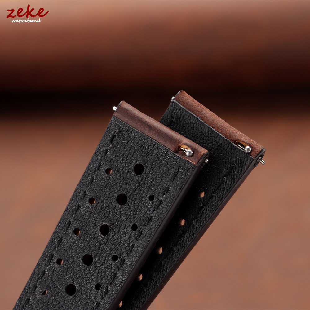 Vintage Racing Leather Watch S - Leather Strap Quick Release recension och pris