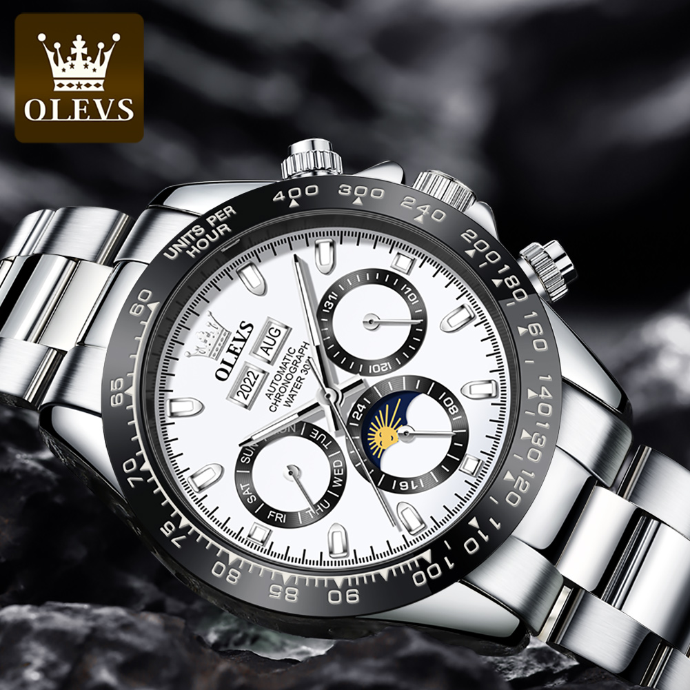 OLEVS 6654 Luxury Mens Watch C - Rolex Watch Daytona recension och pris