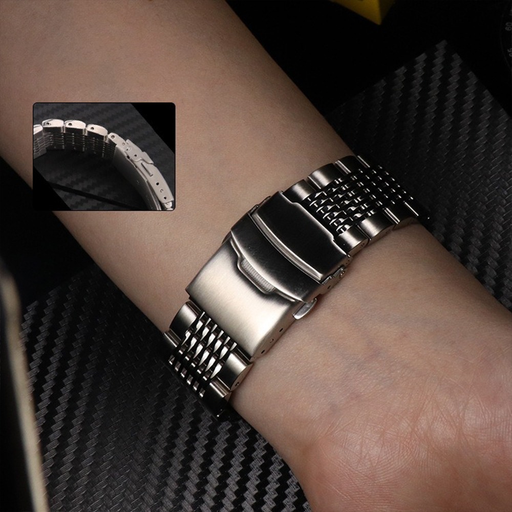 18mm 20mm 22mm Solid Stainless - Nato Strap Nylon recension och pris