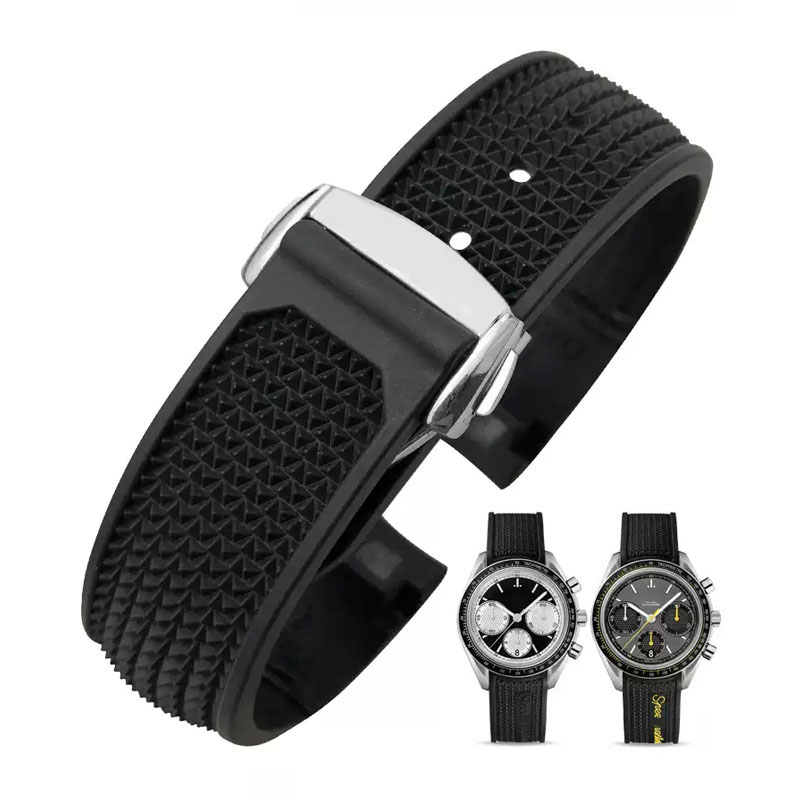Rubber Watchband For Omega Spe - Omega Watch Seamaster recension och pris