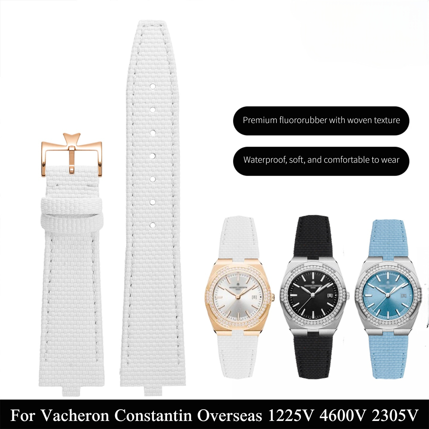 For Vacheron Constantin Overse - Leather Strap Quick Release recension och pris