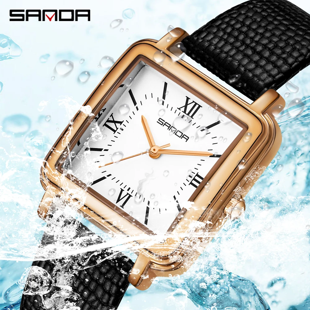 SANDA Luxury 1103 Quartz Watch - Stainless Bracelet Diver recension och pris